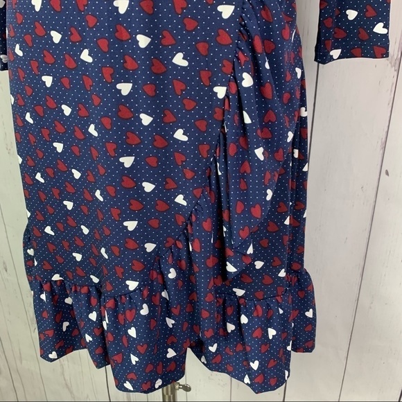 Talbots | hearts ruffle Valentine dress - Picture 5 of 12